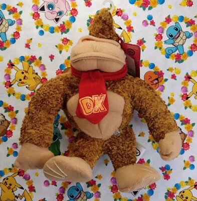 Pelúcia Kellytoy 2003 Nintendo Donkey Kong 9" - com etiquetas - Imagem 1 de 4