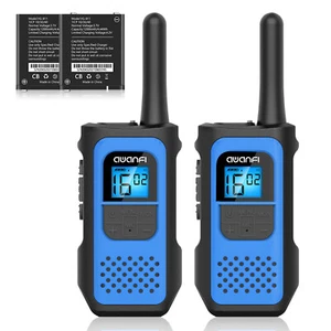 2X Walkie Talkies 16CH 2-Way Radio Long Range PMR LCD Walky Talky W/ Battery Set - Picture 1 of 8