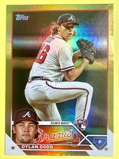 2023 Topps Update Dylan Dodd RC #US51 Gold Foil Rookie Card Atlanta Braves