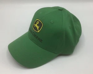 John Deere - verstellbare Hicksville Long Island NY Händler Mütze Kappe - grün - Vintage - Bild 1 von 6