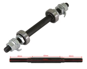 Bike Bike Hub Axle Set 3/8x150mm Sealed/Bearing Black. - Picture 1 of 1