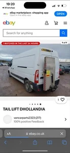 Dhollandia Van Tail Lift 500kg folding tail lift, undermount, rear door access🚚 - Picture 1 of 1