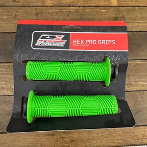 Redline BMX Grips Green Hex Pro End Plugs Hexpro NOS 00s RL Expert Proline A3 - Picture 1 of 9