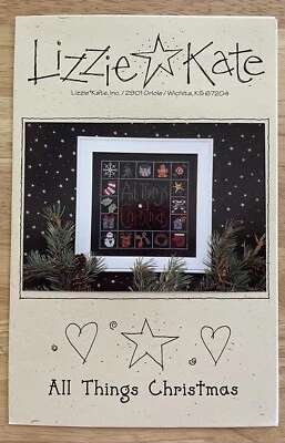Lizzie Kate - All Things Christmas Cross Stitch Pattern - Image 1 of 2