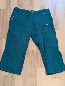 Street One, Damen ¾ Stoffhose, Blau. Gr. 34 - Bild 1 von 3