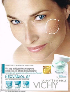PUBLICITE ADVERTISING 065  2010  VICHY   cosmétiques beauté visage - Picture 1 of 1