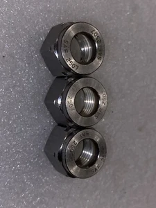 3 Swagelok 3/8 Nuts 2507-602-1 Super Duplex SAF 2507 Alloy Medium High Pressure - Picture 1 of 8