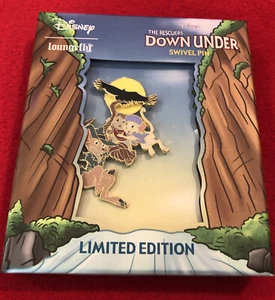 Loungefly X Disney The Rescuers Down Under LE 1000 3" Collector Box Enamel Pin - Bild 1 von 2