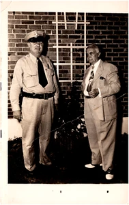 Baltimore Police Officer & Detective? Maryland MD Cops 1940s RPPC Postcard Photo - Picture 1 of 2