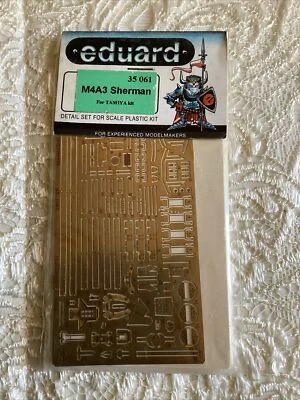 EDUARD Model Fotoincisione - 35061  -M4A3 SHERMAN -1/35- Kit for Tamiya - Immagine 1 di 3