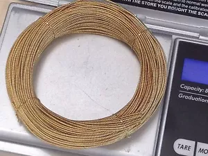 PERLDRAHT GOLD VERGOLDET - Bild 1 von 1