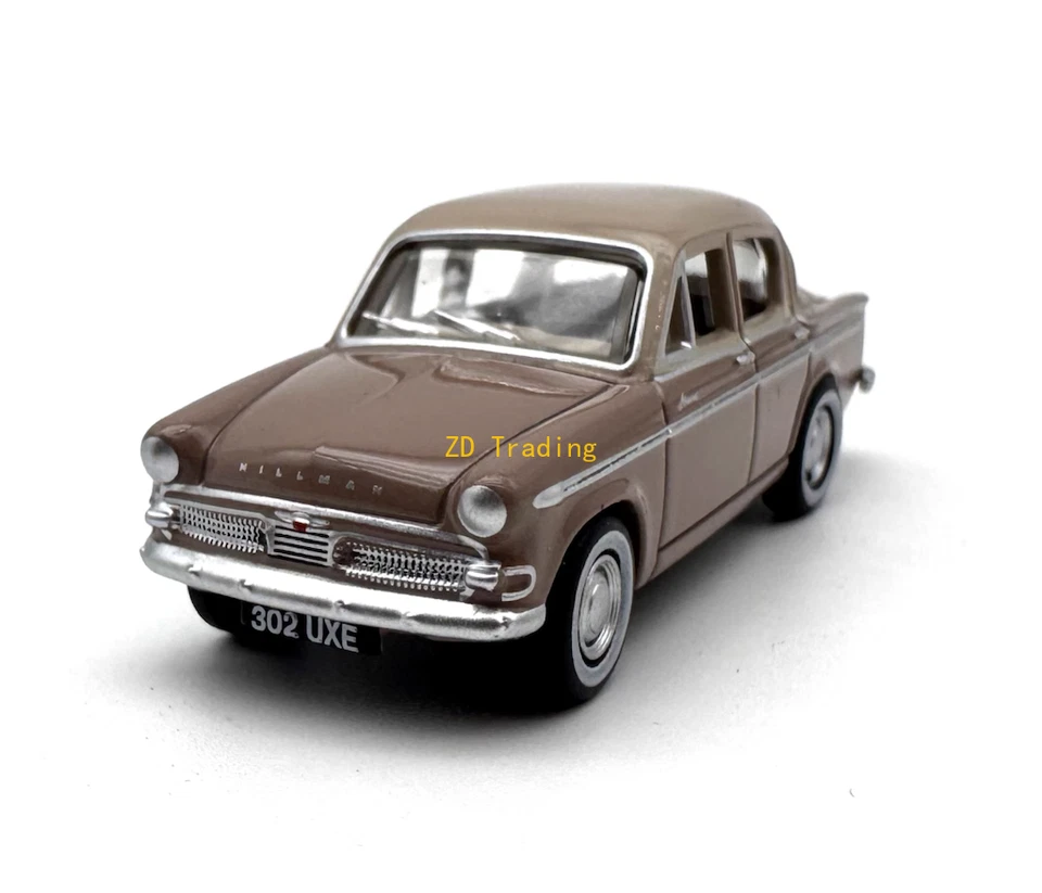 ZD 1:76 Brown 1956 Hillman Minx Sedan Classic Sports Model Diecast Metal Car BN - Image 1 of 4