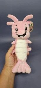 Bubba Gump Shrimp Company Restaurant Shrimp Plush Pink & White with Black Eyes - Picture 1 of 5