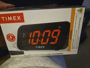 Timex  Alarm Clock with USB Charging - Picture 1 of 4
