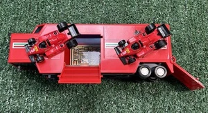 MATCHBOX 1980 Macao K-136 FERRARI RACING TRAILER+ 2 MB16D F1 Cars 1984 - Picture 1 of 11