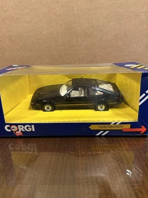 Corgi 258 Toyota Celica Supra Rare Black with Cream Interior NIB Z119 - Image 1 of 4