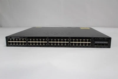 Cisco WS-C3650-48PS-L Catalyst 3650 48 Port PoE+ Gigabit Switch - Image 1 of 4