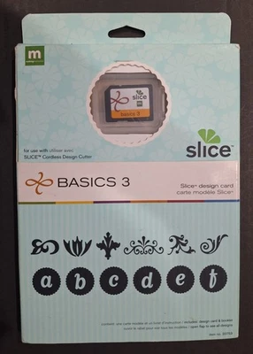 Tarjeta de diseño Slice Making Memories Basics 3 para cortador de diseño inalámbrico NUEVA Foto 1 de 2