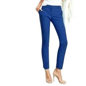 Express Blue Columnist Ankle Mid Rise Trouser Hose 2 Short - Bild 1 von 10