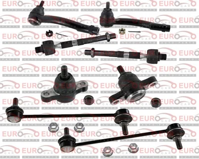 Front End Tie Rod Ends Lower Ball Joints Sway Bar Links For Kia Forte 2010-2013 - Image 1 of 4