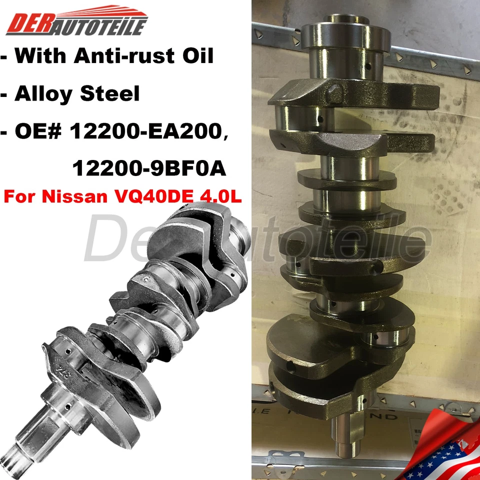 Standard Crankshaft For Nissan NV 3500 Xterra Frontier VQ40DE 4.0L 2005-2021 — 第 1/4 张图片