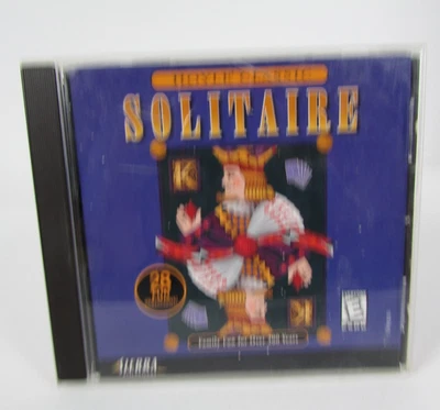 Hoyle Classic Solitaire 28 Variations PC/Mac CD-ROM Video Game Sierra 1998 - Image 1 of 3