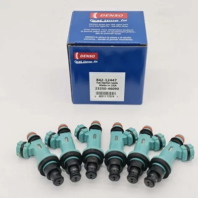 NEW 6PCS Denso Fuel Injector For Supra Lexus GS300 SC300 IS300 3.0L 23250-46090 Foto 1 de 4
