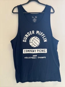The Office Tank Top Dunder Mifflin Company Picknick Volleyball Champs 2x navy - Bild 1 von 6