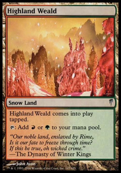 Highland Weald - Medium Play MTG Coldsnap - Image 1 of 1