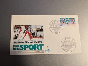 Bund FDC MiNr. 1311  Sporthilfe: Nordische Ski-Weltmeisterschaften, Oberstdorf - Bild 1 von 1