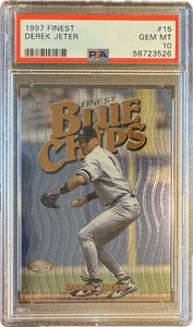 DEREK JETER 1997 Topps Finest #15 PSA 10 GEM MT HOF - Picture 1 of 2