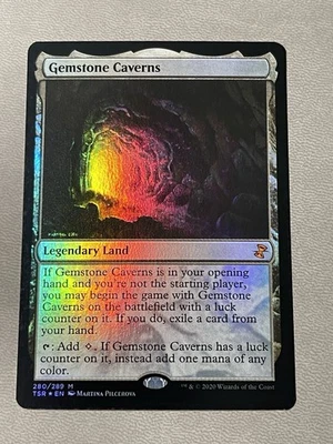 MTG: Gemstone Caverns -Time Spiral Remastered- Mythic, Foil (NM) - Image 1 of 2
