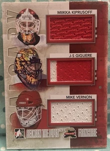 KIPRUSOFF GIGUERE VERNON 2011-12 In The Game Between The Pipes Franchise Calgary - Picture 1 of 2