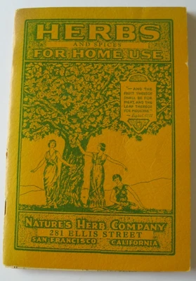 Vintage 1971 HERBS & SPICES Catalog Nature s Herb Company San Francisco - Image 1 of 4