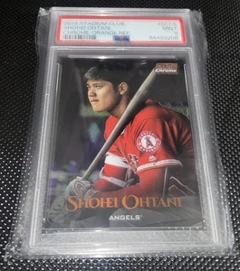 2019 Topps Stadium Club Shohei Ohtani Orange Refractor PSA 9 - Picture 1 of 2