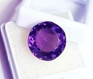 10 Ct Certified Purple Tanzanite Excellent Round Cut Loose Gemstone H457 - Picture 1 of 7