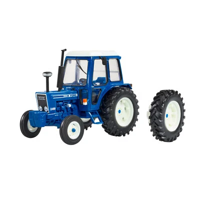 Britains 43371 Ford 7600 with Dual Wheels Tractor 1:32 Fords Vintage tractors - Image 1 of 4