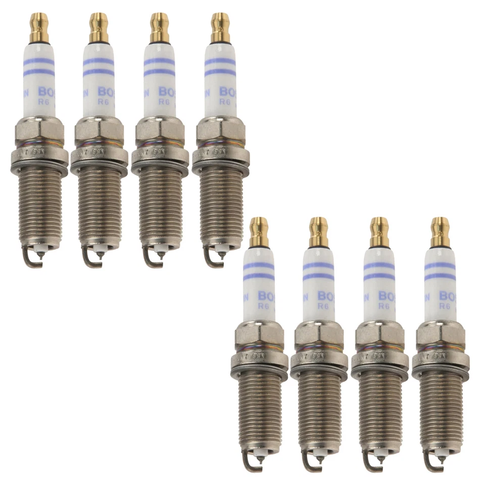 Комплект свечей зажигания Bosch (8 штук) для Porsche Cayenne Panamera Turbo S Executive - Изображение 1 из 1