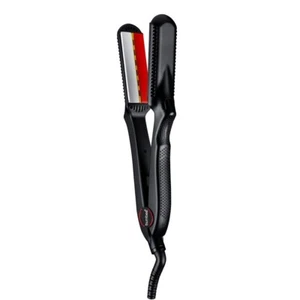 Classic Infrared Tourmaline Ceramic Black Titanium Flat Iron 1.5'' - Picture 1 of 4