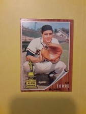 1962 TOPPS BASEBALL JOE TORRE MILWAUKEE BRAVES #218 ALL STAR ROOKIE