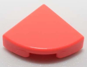 Lego 25x Coral 1 x 1 Quarter Round Tile - Picture 1 of 1