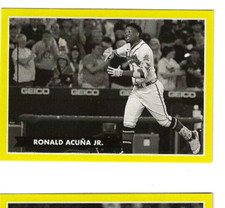2021 RONALD ACUNA JR Topps Montgomery Club Set 4 CARD  SP  ATLANTA BRAVES MINT