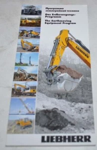 Folleto de prospecto excavadora minera del programa de equipos de movimiento de tierras de Liebherr - Imagen 1 de 10