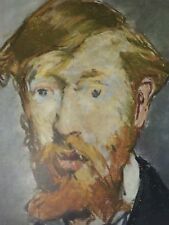 Detail from George Moore Print Vintage 24824 Edouard Manet