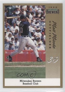 1996 Milwaukee Brewers Police Matt Mieske #30