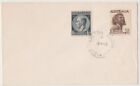 Stamps Australia 2/6 Jimmy &amp; 1/-1/2d KGV1 on plain cover first day CARLTON SOUTH