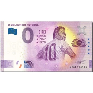 Zero Euro Souvenir Banknote Offizier - O Melhor Do Futebol - Picture 1 of 1