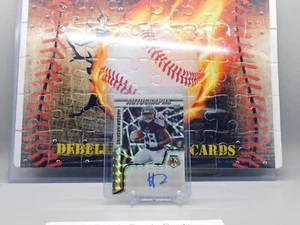 2022 Panini Mosaic Football Hassan Haskins Auto RC WHITE 15/25 #RAM-HH - Picture 1 of 3