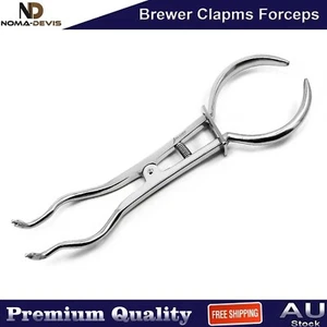 Endodontic Brewer Rubber Dam Clamps Forceps Dental Restorative Instruments CE - Bild 1 von 4