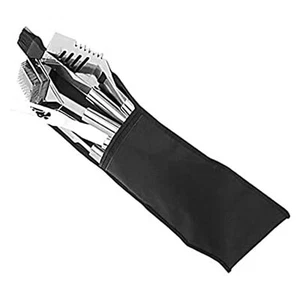 BBQ Grilling Tools Picnic Storage Bag Barbecue Tool Foldable Carrying Pouch - Picture 1 of 10